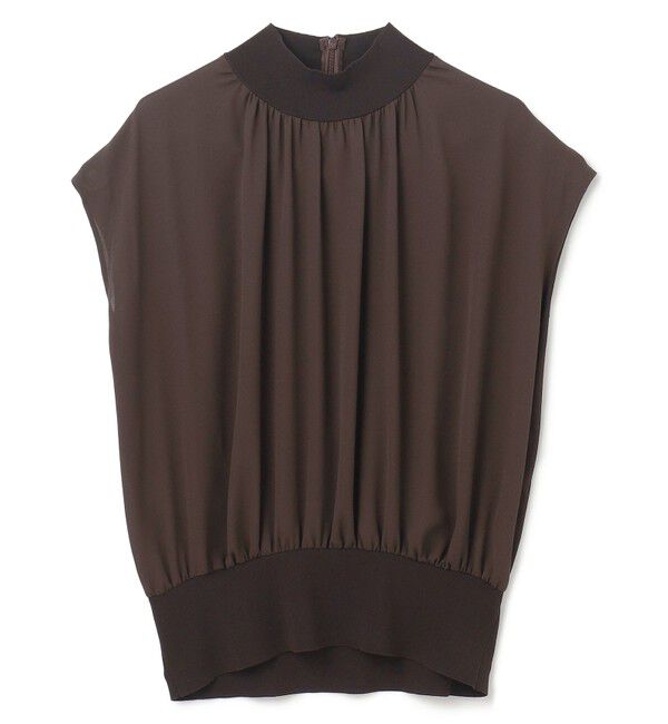 BEIGE,「【WEB限定】MONSTERA / ニットブラウス」|ニット・セーター|