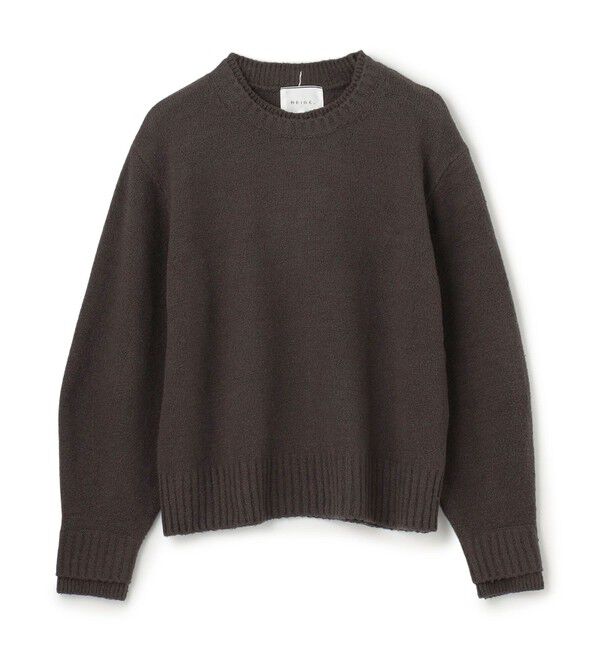 BEIGE,「【洗える】BERTAINA /  配色リンキングクルーネックニット」|ニット・セーター|