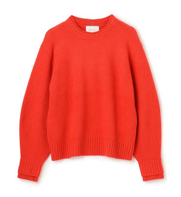 BEIGE,「【洗える】BERTAINA /  配色リンキングクルーネックニット」|ニット・セーター|