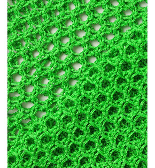 BEIGE,「【洗える】ALOE / コットンメッシュ半袖クルーネックニット」|ニット・セーター|