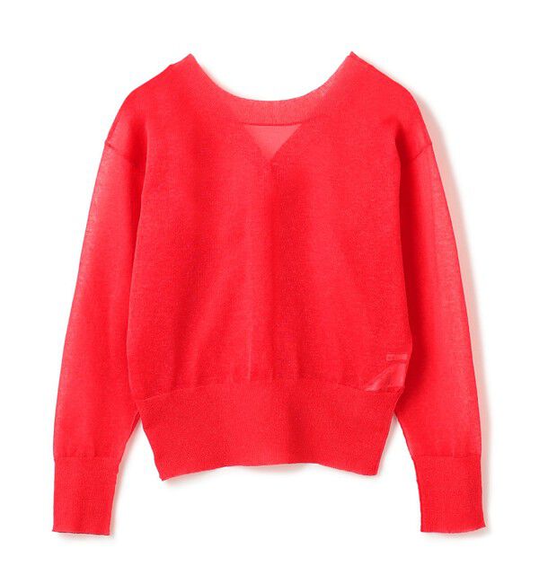 BEIGE,「【洗える・Oggi 7月号掲載】LUPINUS / 前後2WAYシアーニットカーディガン」|ニット・セーター|