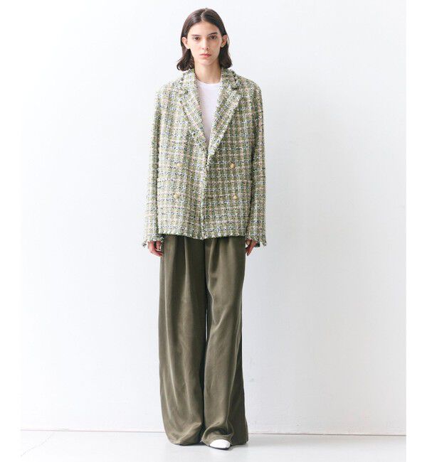BEIGE,「【Oggi掲載】BERYL / ファンシーツイードダブルジャケット」|その他|