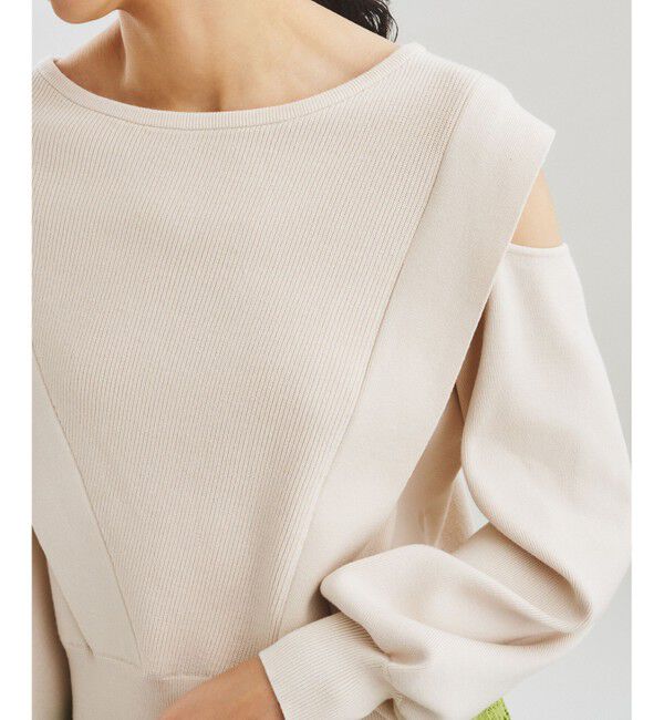  「スリットアームニットトップ」|ニット・セーター|