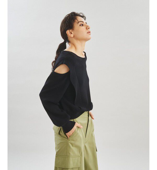  「スリットアームニットトップ」|ニット・セーター|