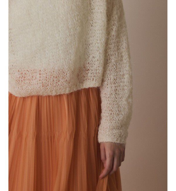  「フィルムヤーンニットトップ」|ニット・セーター|