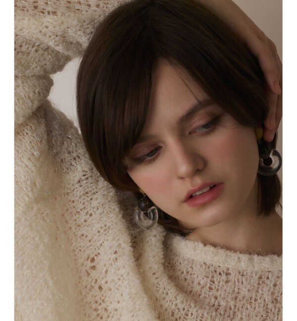  「フィルムヤーンニットトップ」|ニット・セーター|