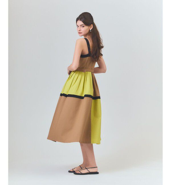 Grace Class「ライン配色キャミドレス」|ワンピース|