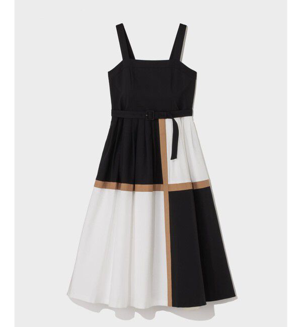 Grace Class「ライン配色キャミドレス」|ワンピース|