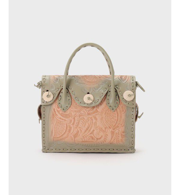 Carving Tribes「Maestra SBST」|ハンドバッグ|カーキ