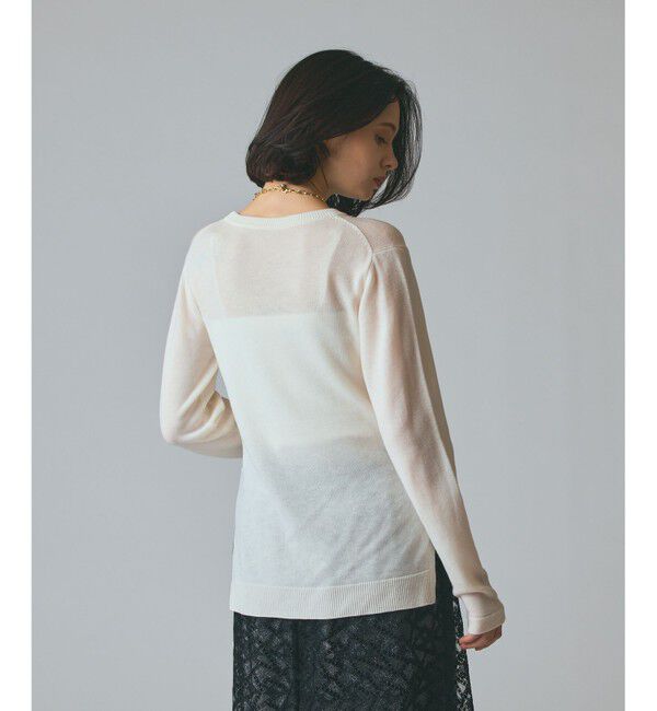 Grace Class「ボウ付ニットトップ」|ニット・セーター|