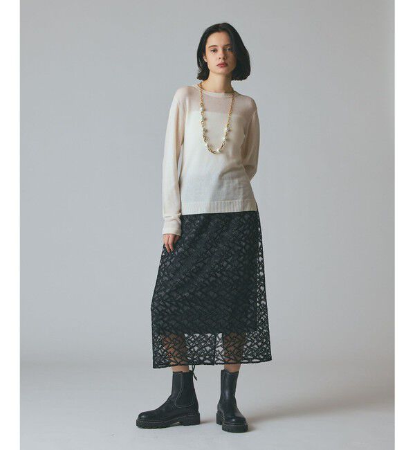 Grace Class「ボウ付ニットトップ」|ニット・セーター|