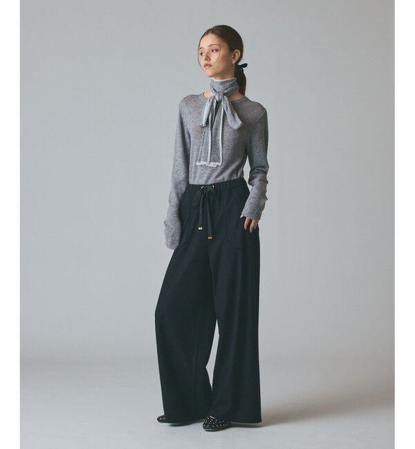 Grace Class「ボウ付ニットトップ」|ニット・セーター|