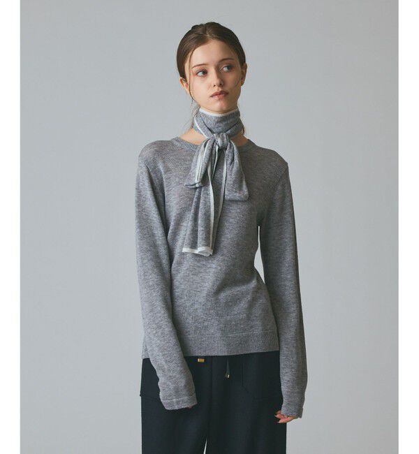 Grace Class「ボウ付ニットトップ」|ニット・セーター|