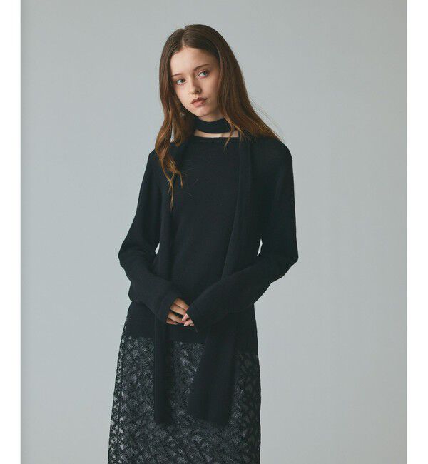 Grace Class「ボウ付ニットトップ」|ニット・セーター|