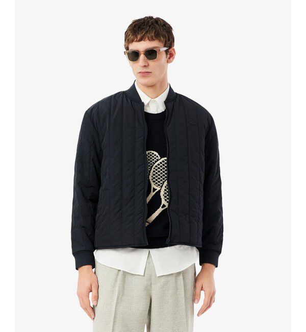 LACOSTE「撥水 中綿キルティングジャケット / ブルゾン」|ブルゾン・スタジャン|