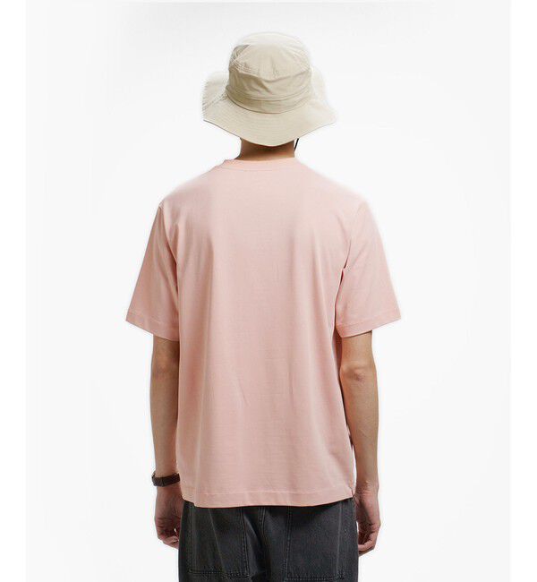 LACOSTE「二層構造 消臭 速乾 UVカット ワンポイント アウトラインロゴクルーネック半袖Tシャツ」|Tシャツ・カットソー|