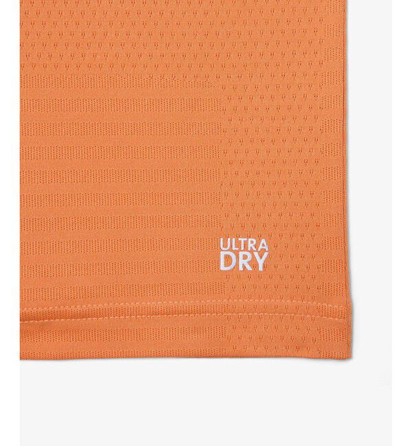 LACOSTE「ウルトラドライ コートジャカードジップポロシャツ」|Tシャツ・カットソー|