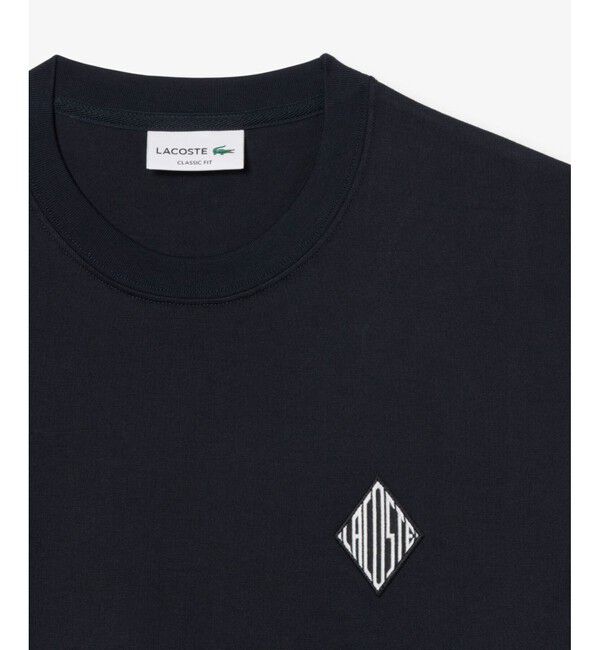 LACOSTE「ダイヤロゴパッチロングスリーブTシャツ」|Tシャツ・カットソー|