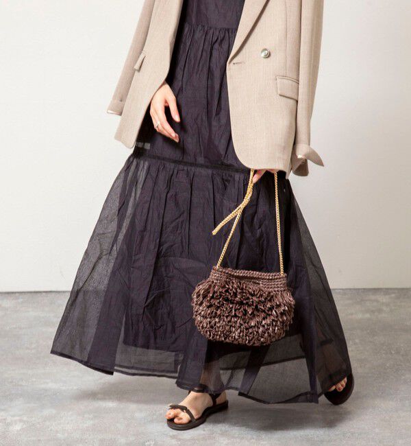 NOLLEY'S sophi「【MARILYN MOON/マリリーンムーン】sheer starched cotton lace tieredワンピース」|ワンピース|