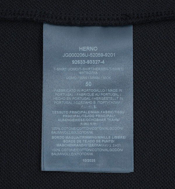 NOLLEY'S goodman「【HERNO】JERSEY KNIT CN ジャージ―ニットクルーネックTシャツ 26SS」|Tシャツ・カットソー|