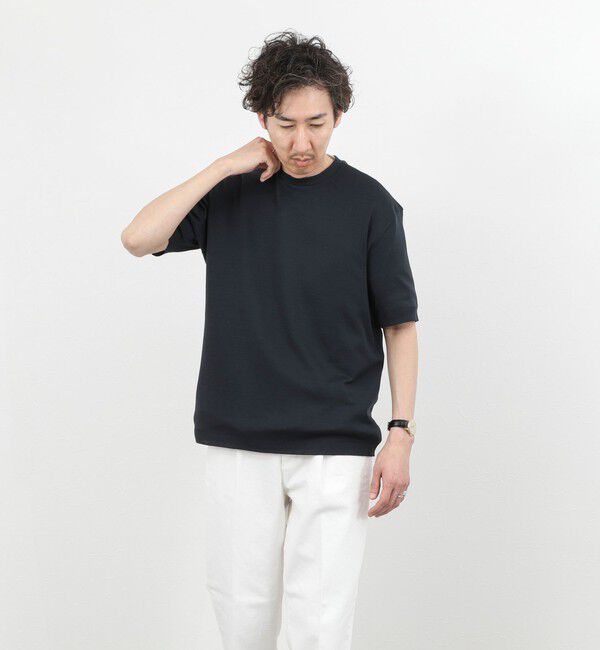 NOLLEY'S goodman「【HERNO】JERSEY KNIT CN ジャージ―ニットクルーネックTシャツ 26SS」|Tシャツ・カットソー|