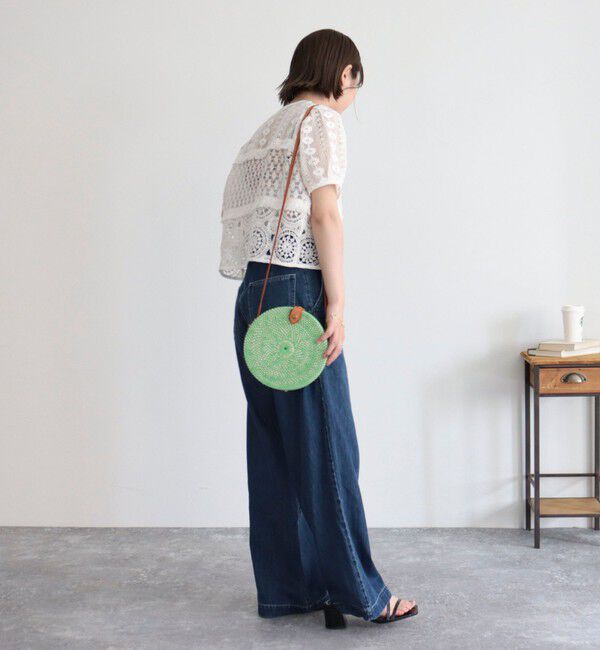 fredy emue「レース切替前開きブラウス」|シャツ・ブラウス|