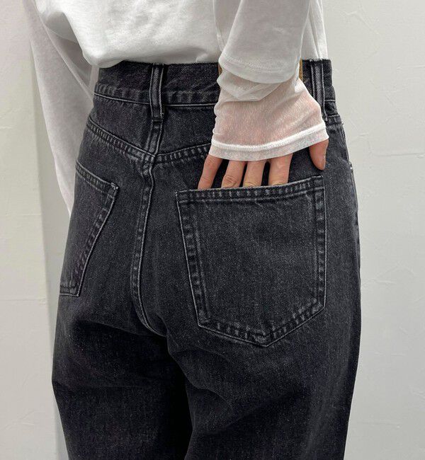 fredy emue「ロングロールアップデニムパンツ」|デニム|