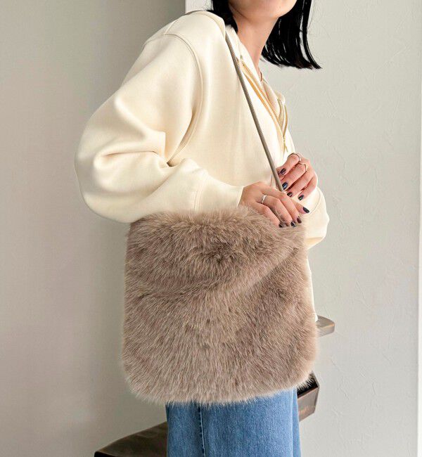 fredy emue「エコファースクエアワンショルバック」|ハンドバッグ|