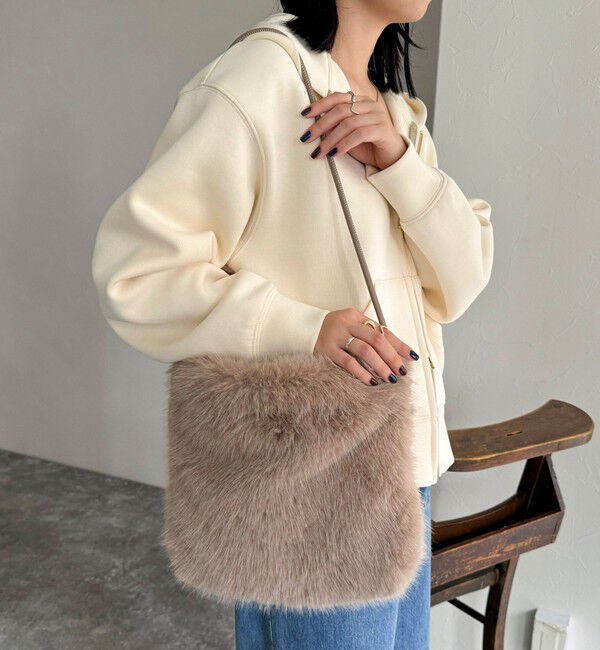 fredy emue「エコファースクエアワンショルバック」|ハンドバッグ|