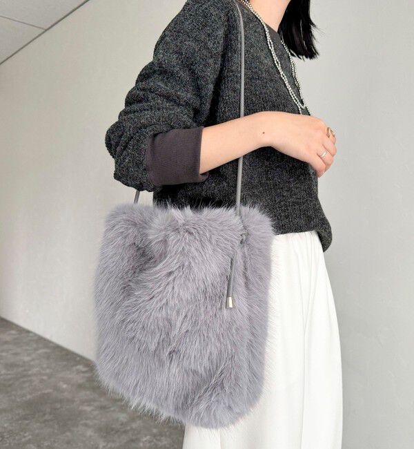 fredy emue「エコファースクエアワンショルバック」|ハンドバッグ|