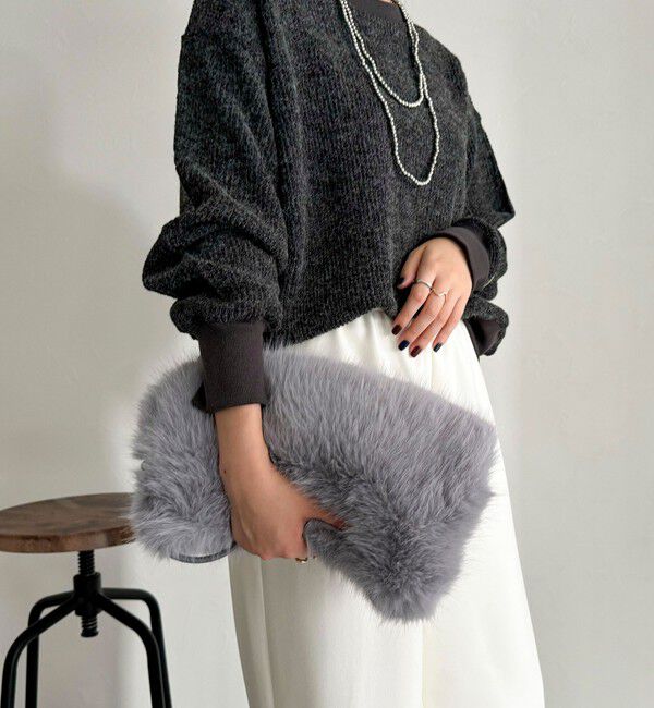 fredy emue「エコファースクエアワンショルバック」|ハンドバッグ|