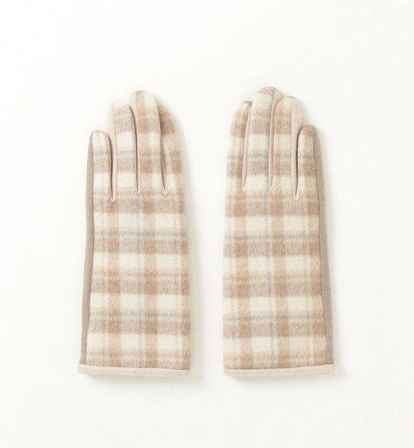 fredy emue「【CASSELINI/キャセリーニ】フィンガーホールチェックグローブ」|手袋|