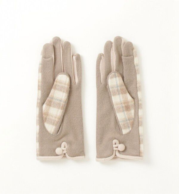 fredy emue「【CASSELINI/キャセリーニ】フィンガーホールチェックグローブ」|手袋|