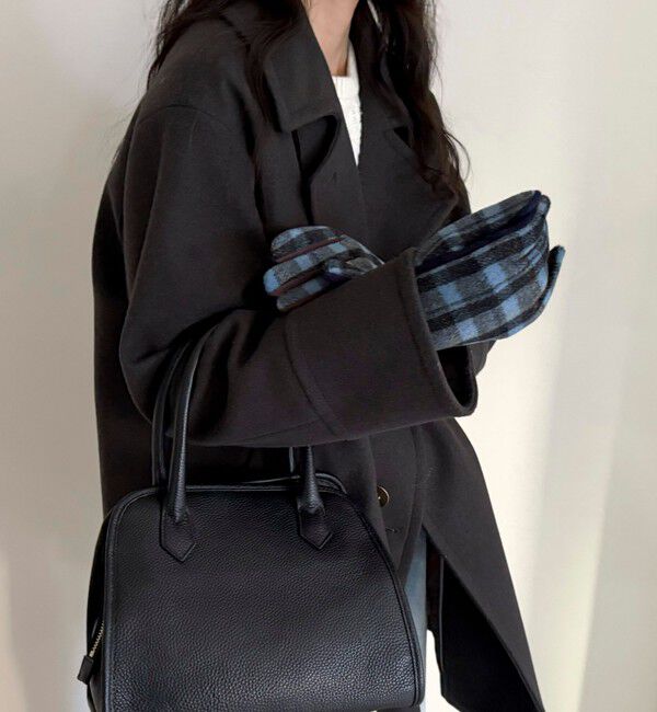 fredy emue「【CASSELINI/キャセリーニ】フィンガーホールチェックグローブ」|手袋|