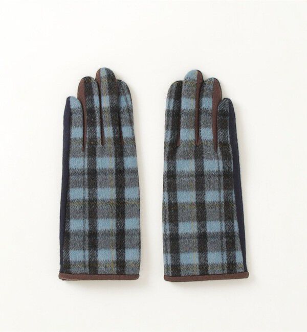 fredy emue「【CASSELINI/キャセリーニ】フィンガーホールチェックグローブ」|手袋|
