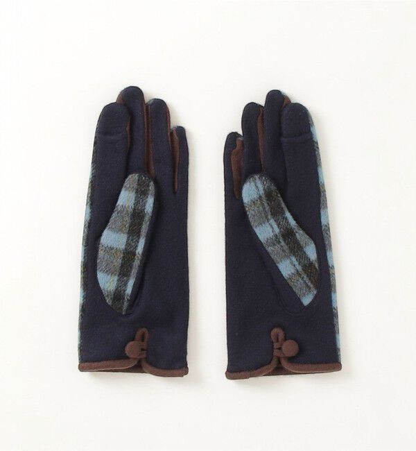 fredy emue「【CASSELINI/キャセリーニ】フィンガーホールチェックグローブ」|手袋|