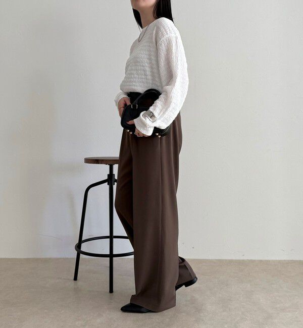 fredy emue「ラウンドヘムカットブラウス」|Tシャツ・カットソー|