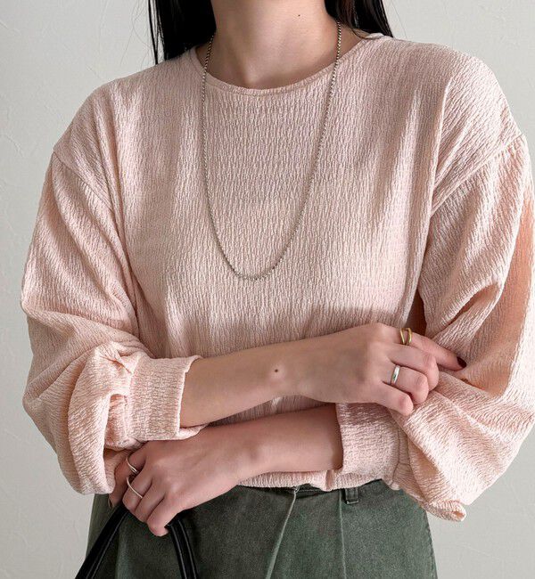 fredy emue「ラウンドヘムカットブラウス」|Tシャツ・カットソー|