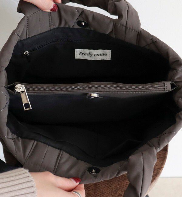 fredy emue「キルティング3ROOMトートバッグ」|ショルダー・メッセンジャー|