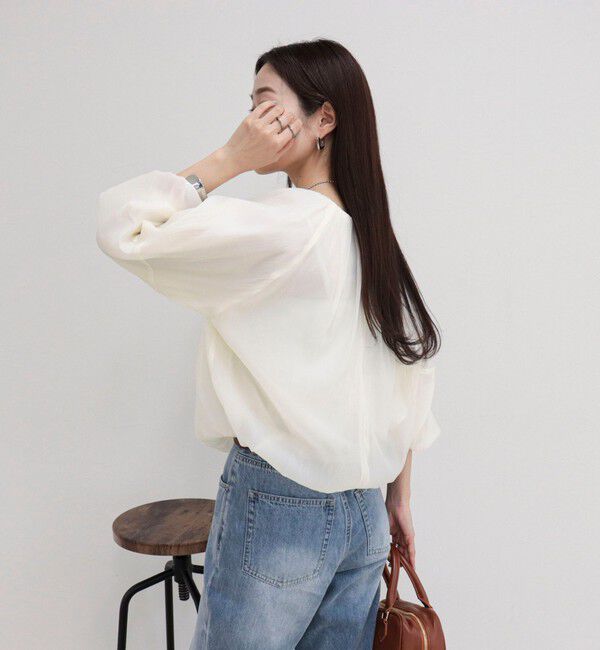 fredy emue「バルーンギャザーブラウス」|シャツ・ブラウス|