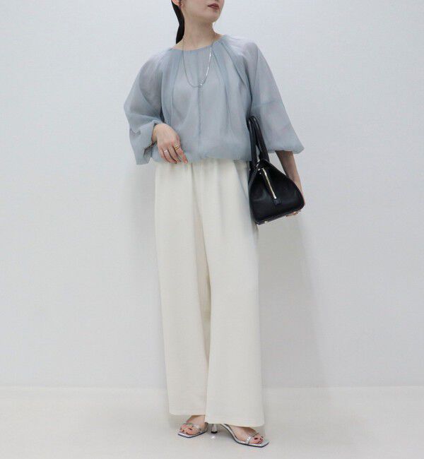 fredy emue「バルーンギャザーブラウス」|シャツ・ブラウス|