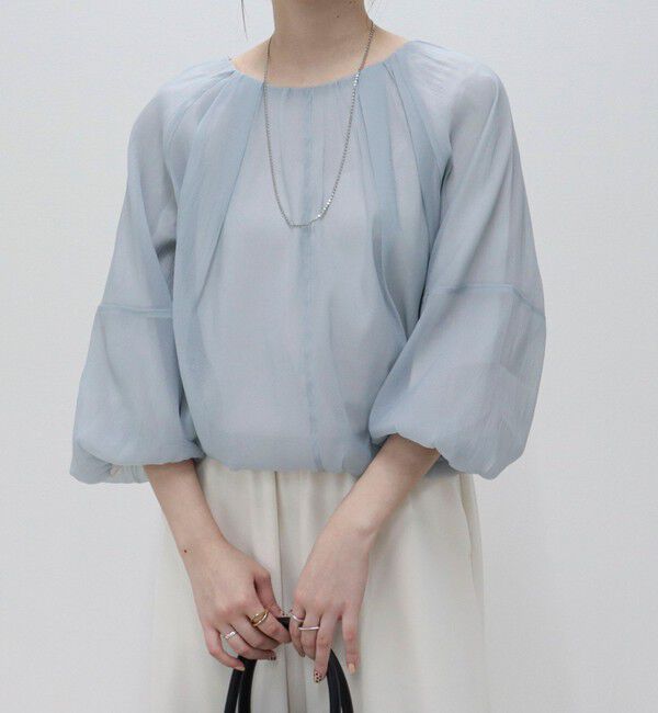 fredy emue「バルーンギャザーブラウス」|シャツ・ブラウス|