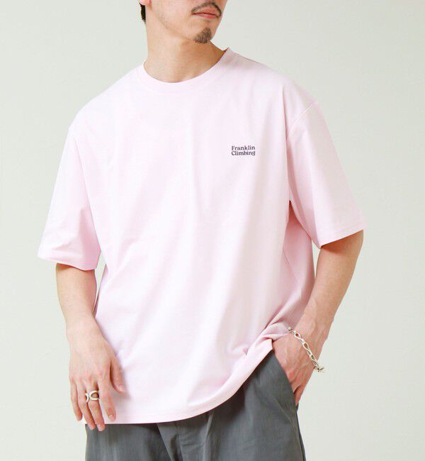 GLOSTER「【Franklin Climbing】FLEXIBLE TECH-LOGO TEE」|Tシャツ・カットソー|