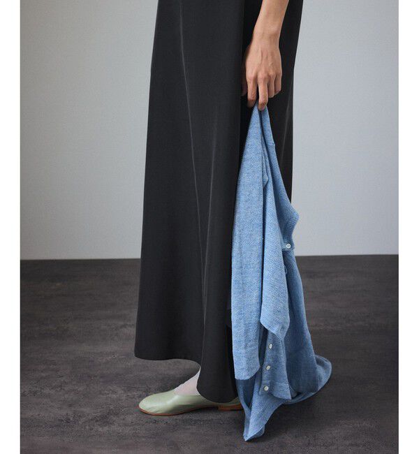 SALON adam et rope'「[25SS]GENTLE SILKノースリーブワンピース【セットアップ対応】」|ワンピース|