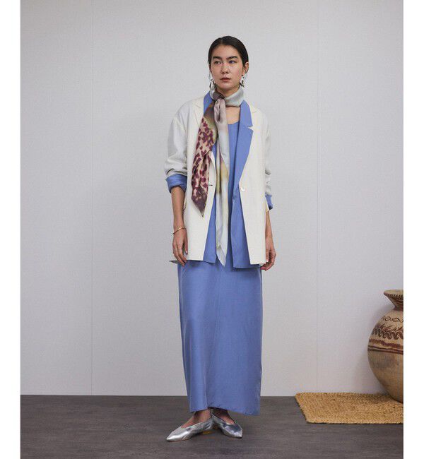 SALON adam et rope'「[25SS]GENTLE SILK ジャケット【セットアップ対応・洗える】」|テーラードジャケット|