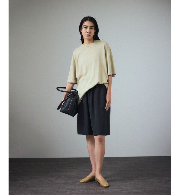 SALON adam et rope'「[25SS]GENTLE SILKショートパンツ【セットアップ対応】」|チノ|