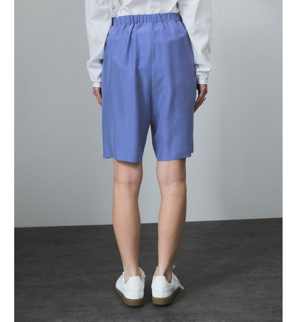 SALON adam et rope'「[25SS]GENTLE SILKショートパンツ【セットアップ対応】」|チノ|