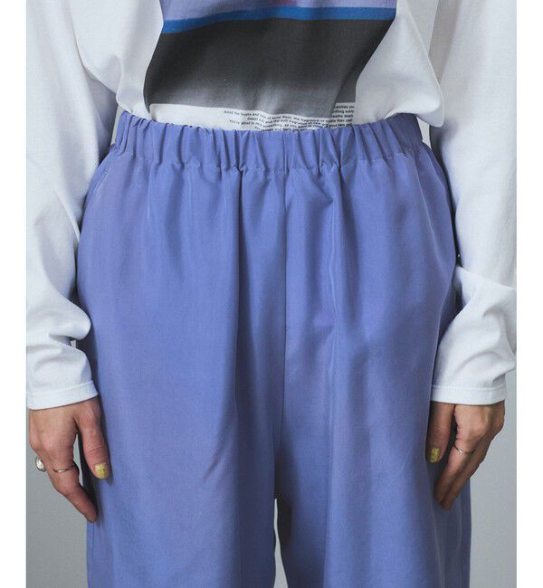 SALON adam et rope'「[25SS]GENTLE SILKショートパンツ【セットアップ対応】」|チノ|