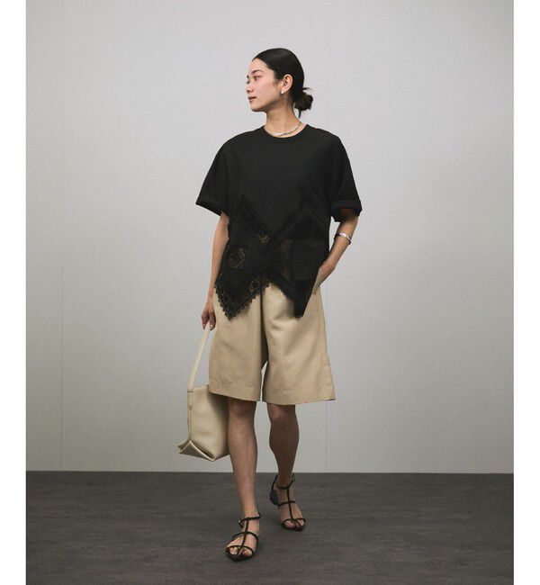 SALON adam et rope'「[25SS]GENTLE SILKショートパンツ【セットアップ対応】」|チノ|