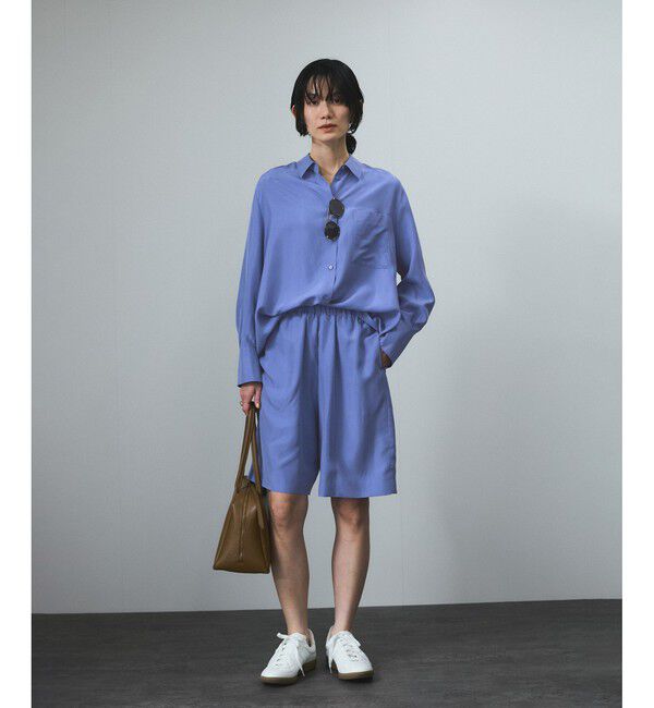 SALON adam et rope'「[25SS]GENTLE SILKショートパンツ【セットアップ対応】」|チノ|